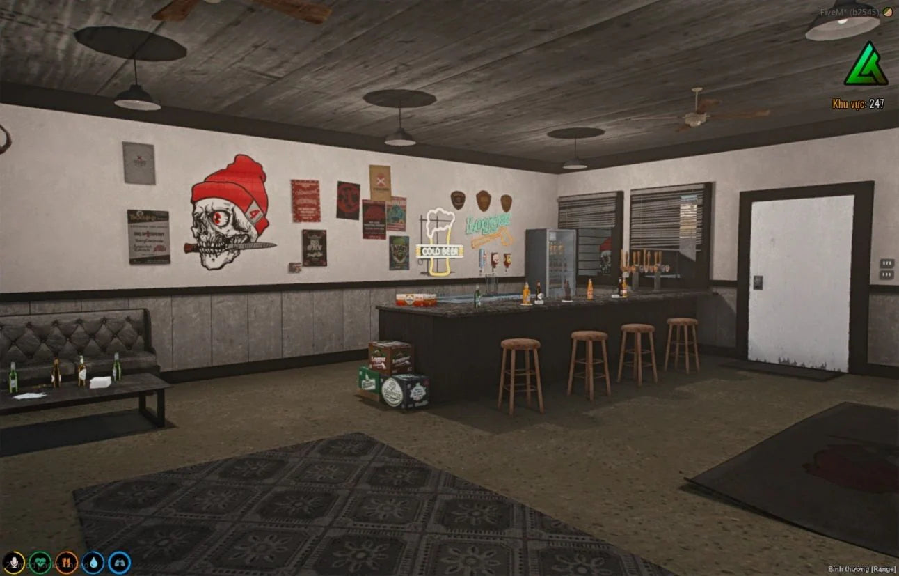  Route 68 MC Clubhouse Interior