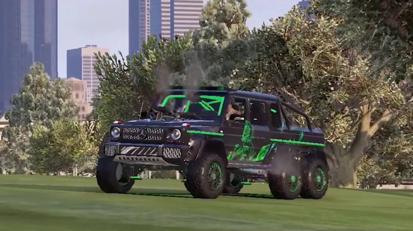 Mercedes Benz G63 Hulk Animated | DRG