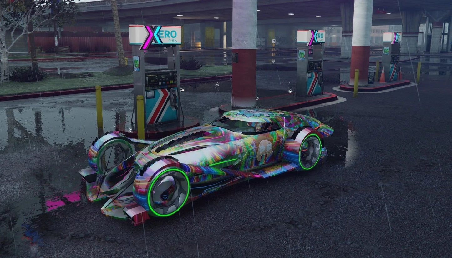 Mercedes-Benz Silver Arrow Concept Rick and Morty | Dr Custom