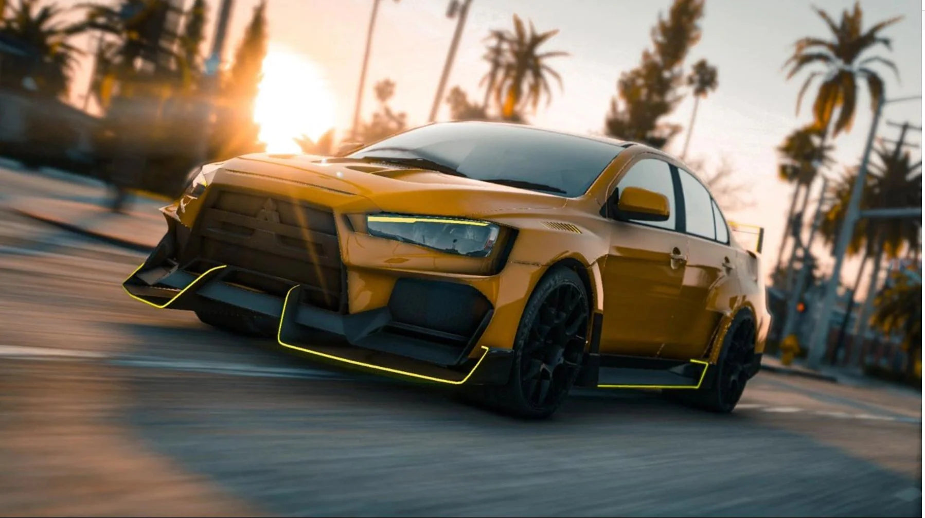 Mitsubishi Lancer Evo X Hycade Bodykit ( Animated Lights ) | Toldi
