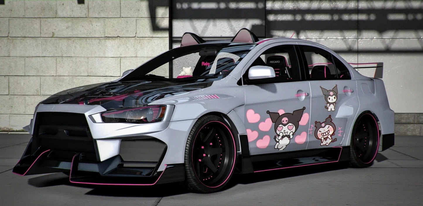 (Unbranded) Mitsubishi Lancer Evolution X FR-400 Pinky | DEFz Customs