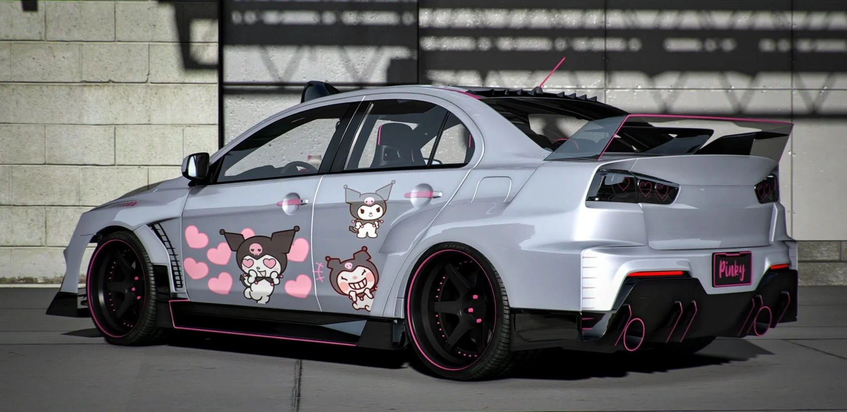 (Unbranded) Mitsubishi Lancer Evolution X FR-400 Pinky | DEFz Customs