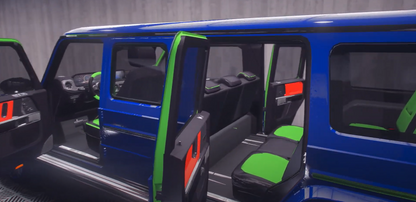 Mercedes G-Wagon Limousine 10 Seater Animated Lights By NITE MODS | IRASHAIMASE