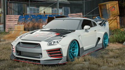 Nissan GTR BODYKIT Animated | YASHEX