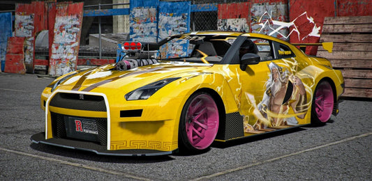 Nissan GTR Dios Griego ZUES Edition [Dinamic Lights] | Kick Store
