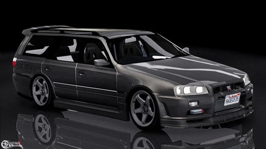 Nissan GTR R34 Stagea Wagon | SJ Hiroshi | Tuned