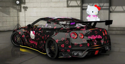 Nissan GTR R35 - Hello Kitty Edition [Animated RGB Lights] | Dr Customs