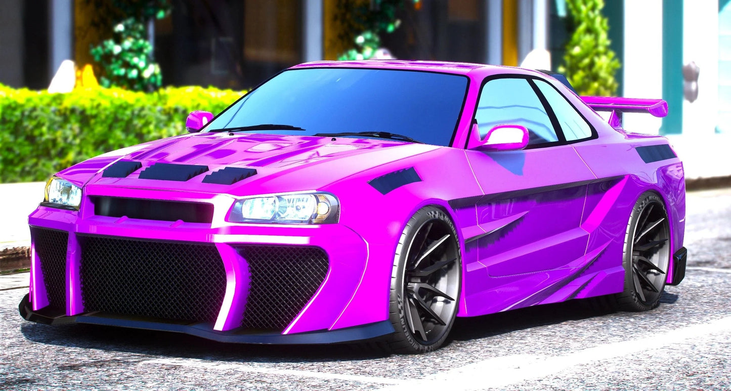 (Unbranded) Nissan R34 Abflug | Lemon