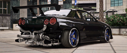 Nissan Skyline R34 Twin Turbo | MKL V.I.S.K