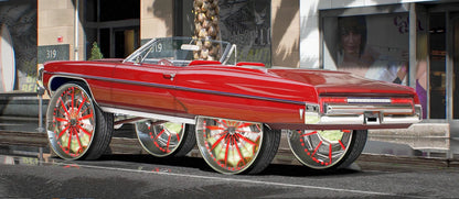 Pontiac Boneville 1968 Donk| BleU