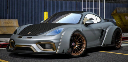 Porsche 718 Cayman GT4 RS Widebody | Hamada Drift