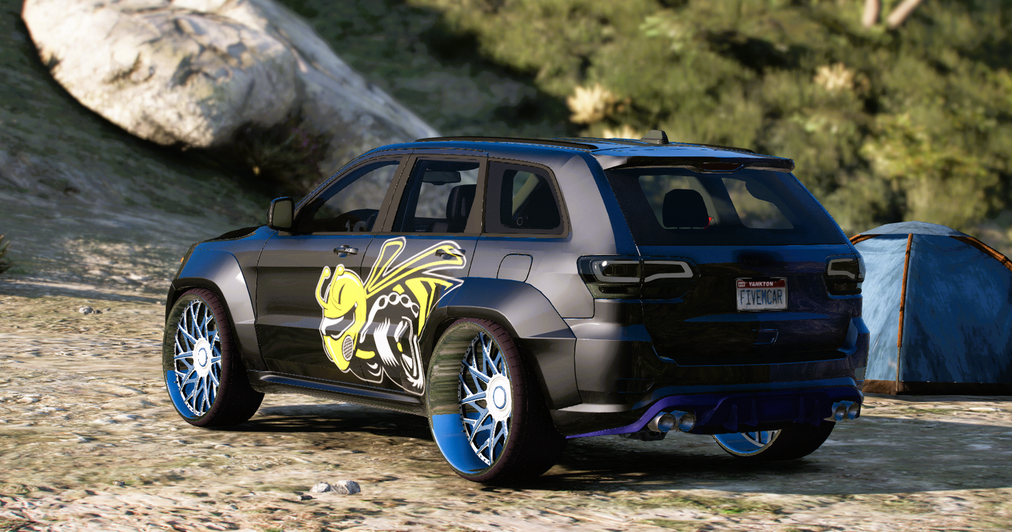 (Rebranded) Custom 1320 Scatpack 2 Tone Jeep Grand Cherokee Trackhawk On Forgiatos