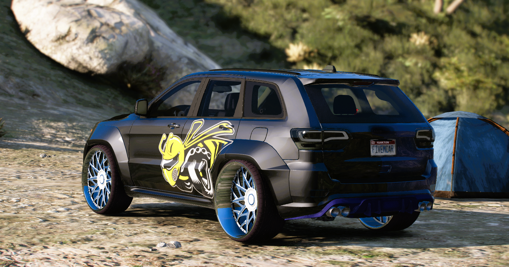 (Rebranded) Custom 1320 Scatpack 2 Tone Jeep Grand Cherokee Trackhawk On Forgiatos