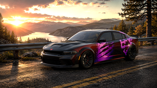 (Rebranded) SRT Len Dodge Charger Hellcat Purple Torch V4