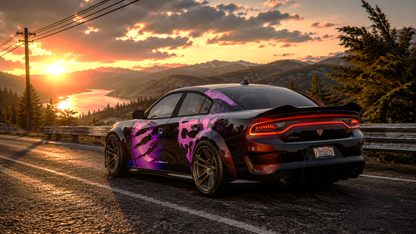 (Rebranded) SRT Len Dodge Charger Hellcat Purple Torch V4