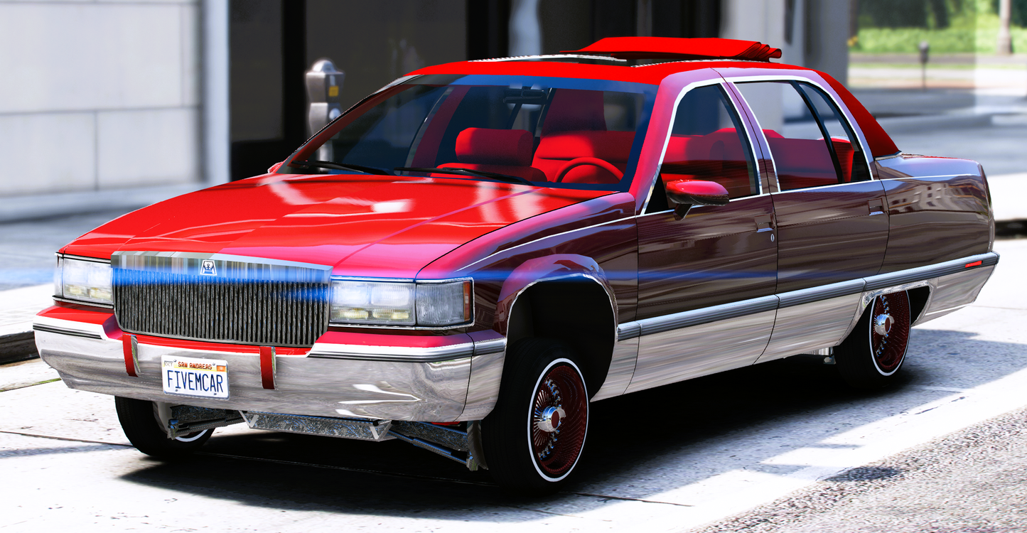 (Rebranded) 1993 Cadillac Fletwood Broghum Lowrider