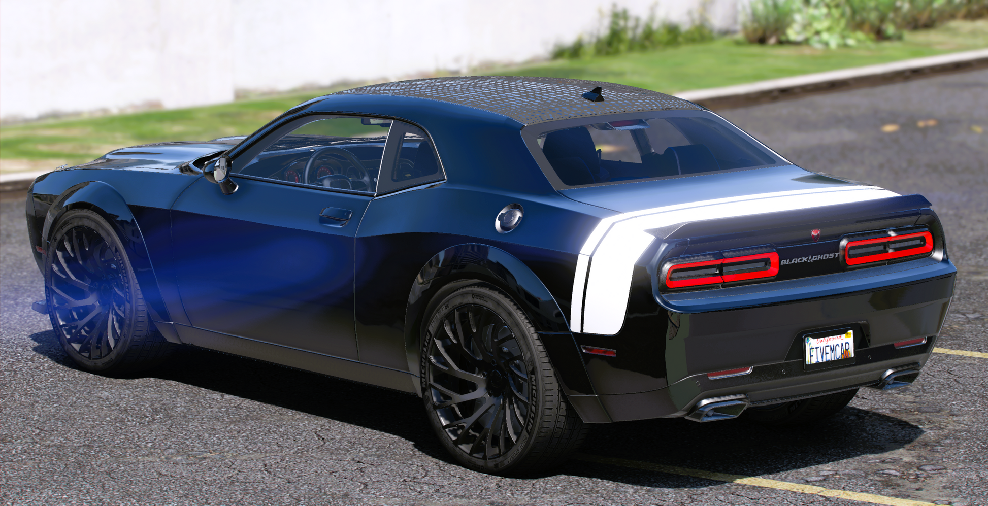 (Rebranded) Custom 2023 Dodge Challenger 1000HP Hellcat Redeye Black Ghost Edition On Forgiato Sincro's
