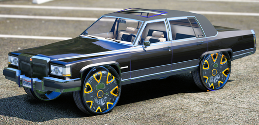 (Rebranded) Cadillac Fleetwood Donk Spiners 1988