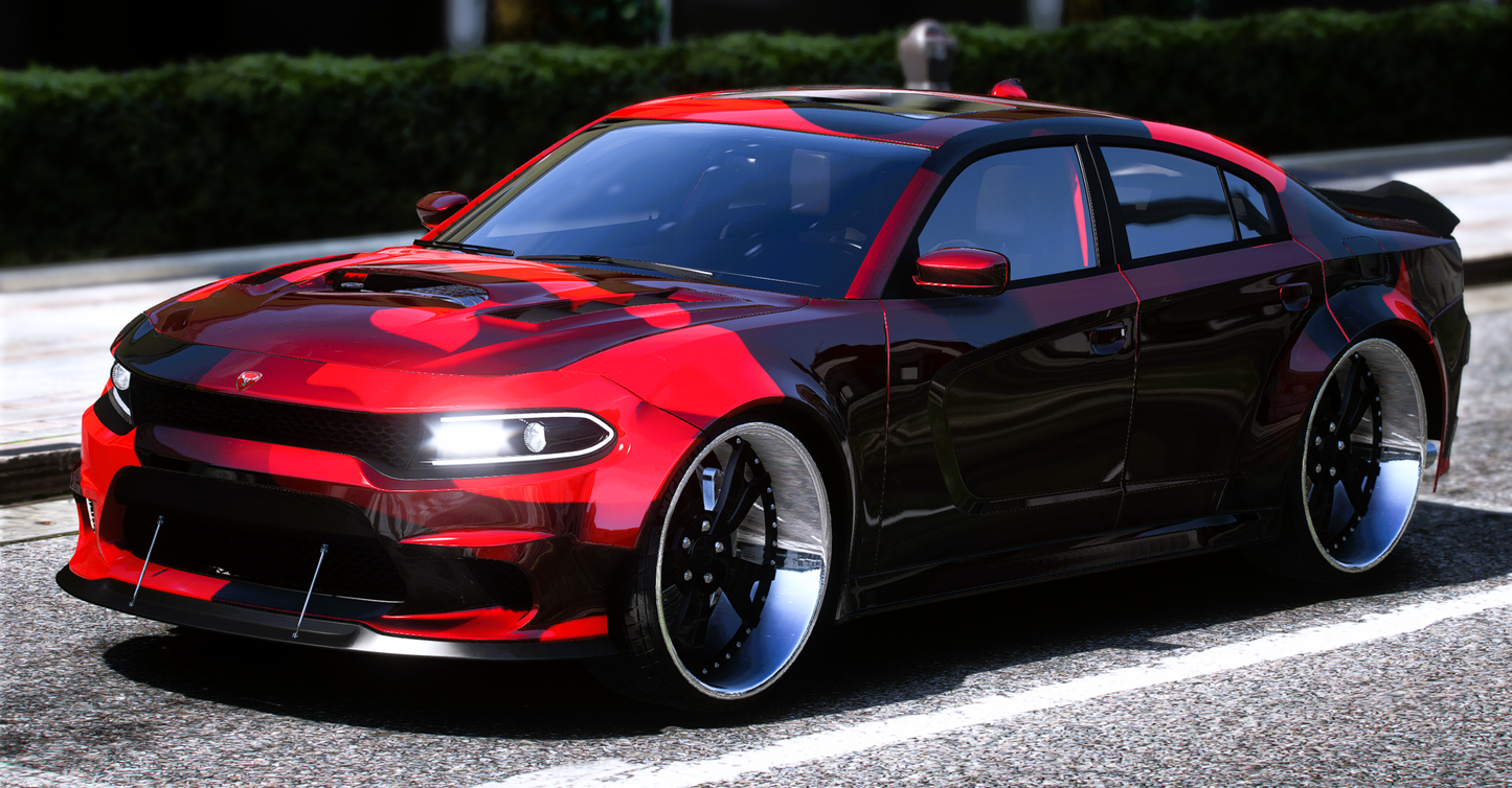 (Rebranded) Dodge Charger SRT Camo On Forgiato Aguzzos With Lambo Doors | Performance Build