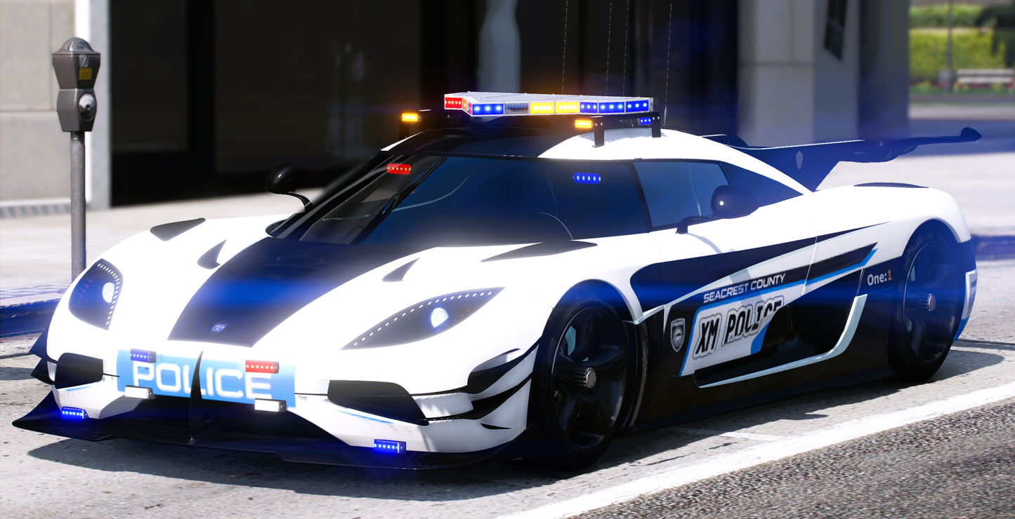 (Rebranded) [Non ELS] Koenigsegg One1 666 Police