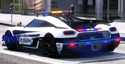 (Rebranded) [Non ELS] Koenigsegg One1 666 Police