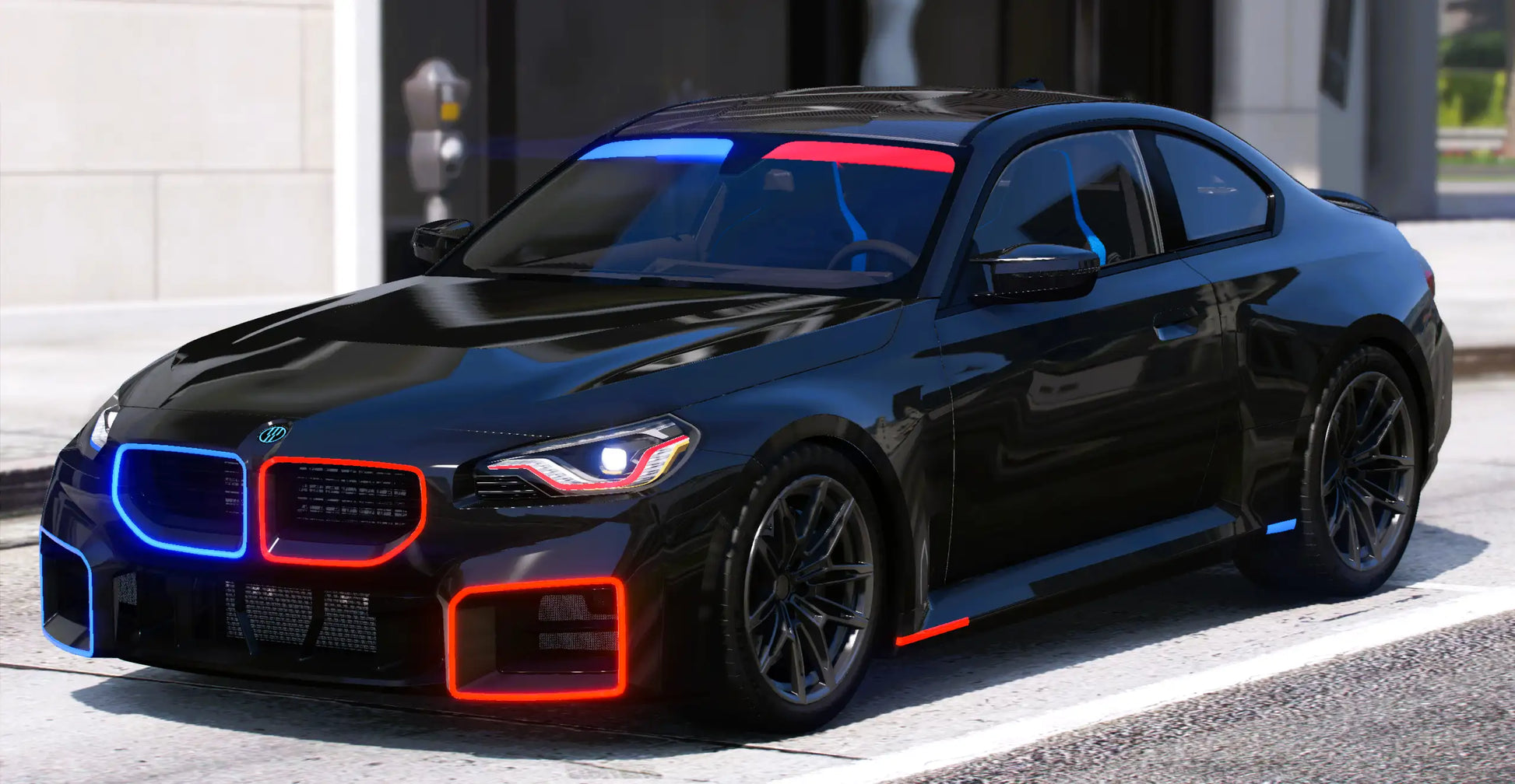 (Rebranded) BMW M2 Police Modern Lights