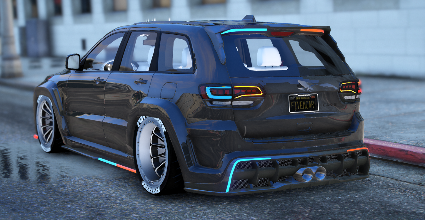 (Rebranded) Jeep Demon Hawk Police Modern Lights