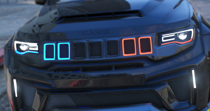 (Rebranded) Jeep Demon Hawk Police Modern Lights