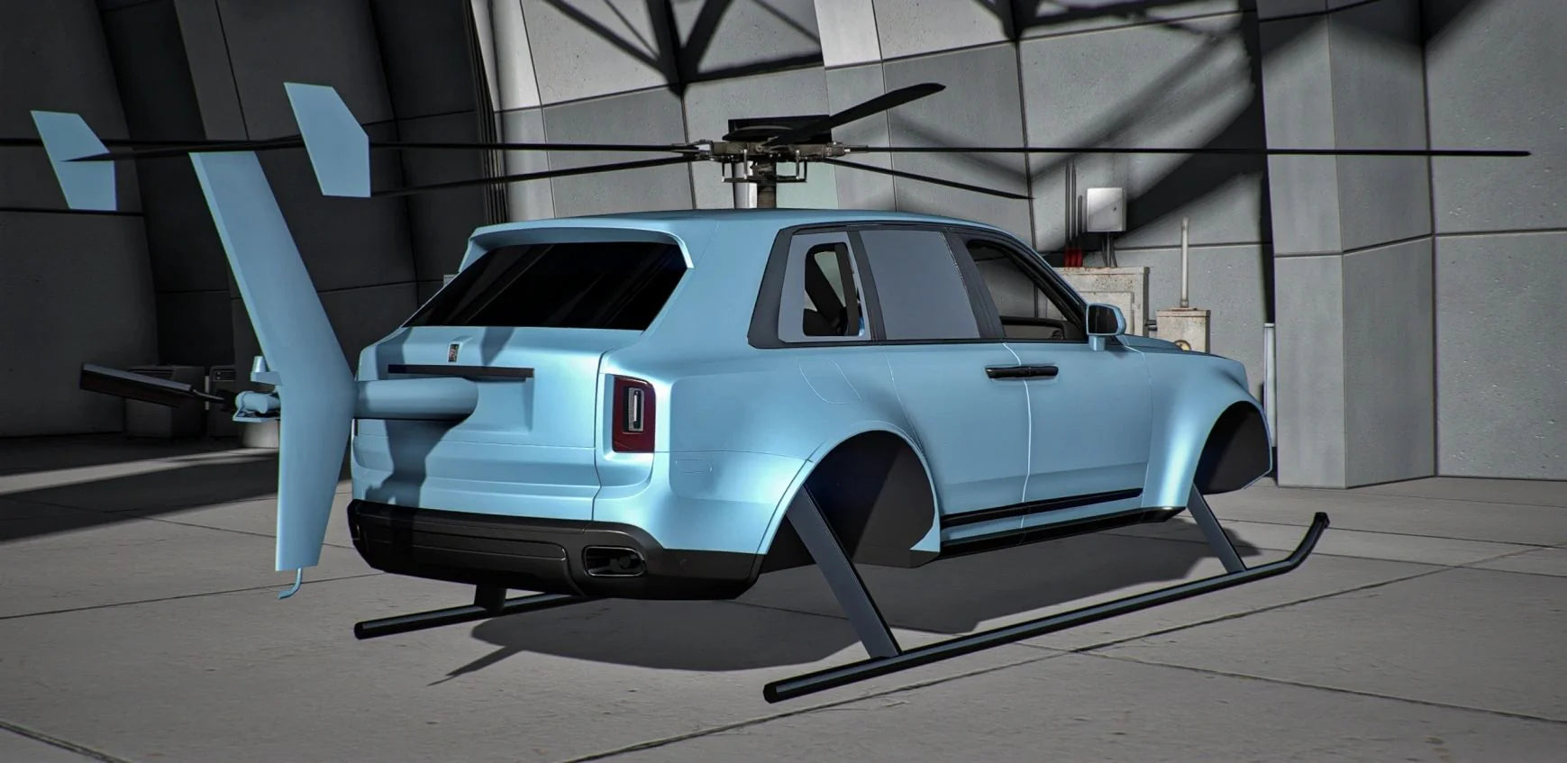 Rolls Royce Cullinan Helicopter | Heli Builds