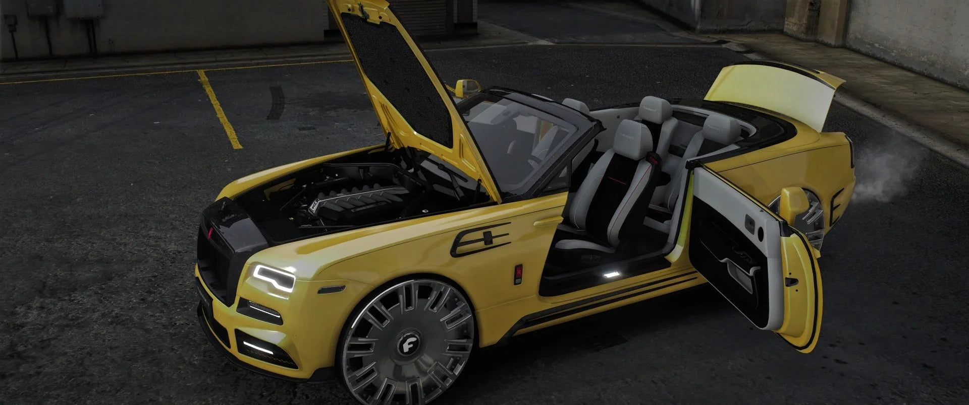 Rolls Royce Down Mansory Donk [Animation Roof] | PNUT Customs