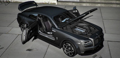 Rolls Royce Wraith Prime Carbon Widebody Custom Props (Animated Mirrors) | Demon Builds