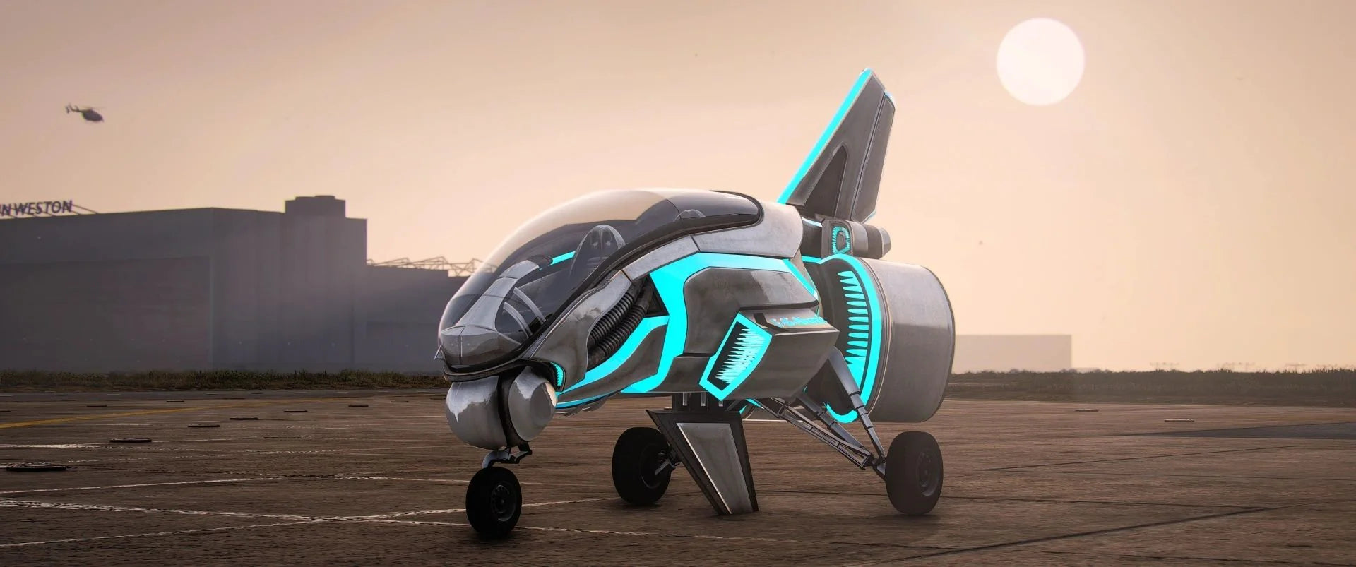 Spaceship Aircraft E-45 [Animated Lights] | JPM Customs