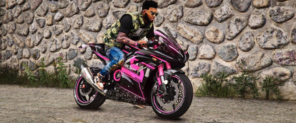 SQUID GAME - SUZUKI GSX-R1000R [Tuning] [Animated Lights] | Port Baek