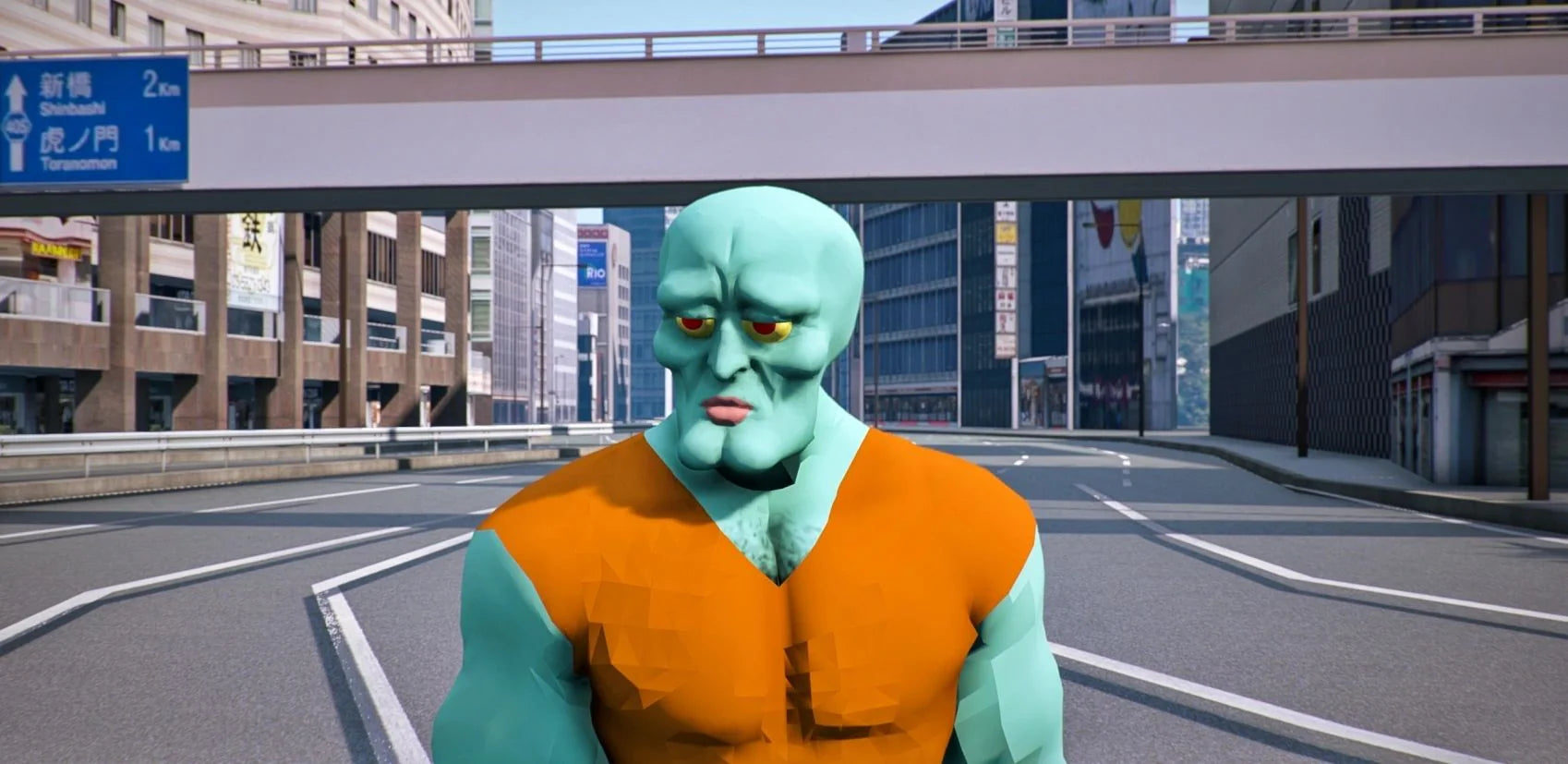 Squidward Handsome