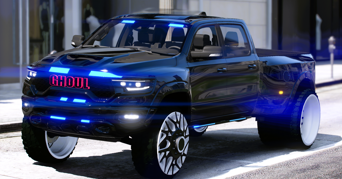 (Unbranded) 2022 Ram TRX Dually SRT Ghoul on Twisted Forgis Unmarked PD