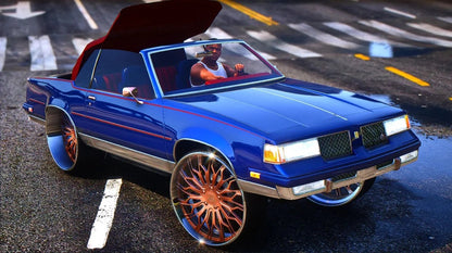 Tiarra Luxury Grilles Oldsmobile Cutlass on Rucci Forged (Animated Roof) | PNUT Customs