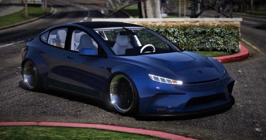 Tesla Model 3 Widebody Plaid Swap