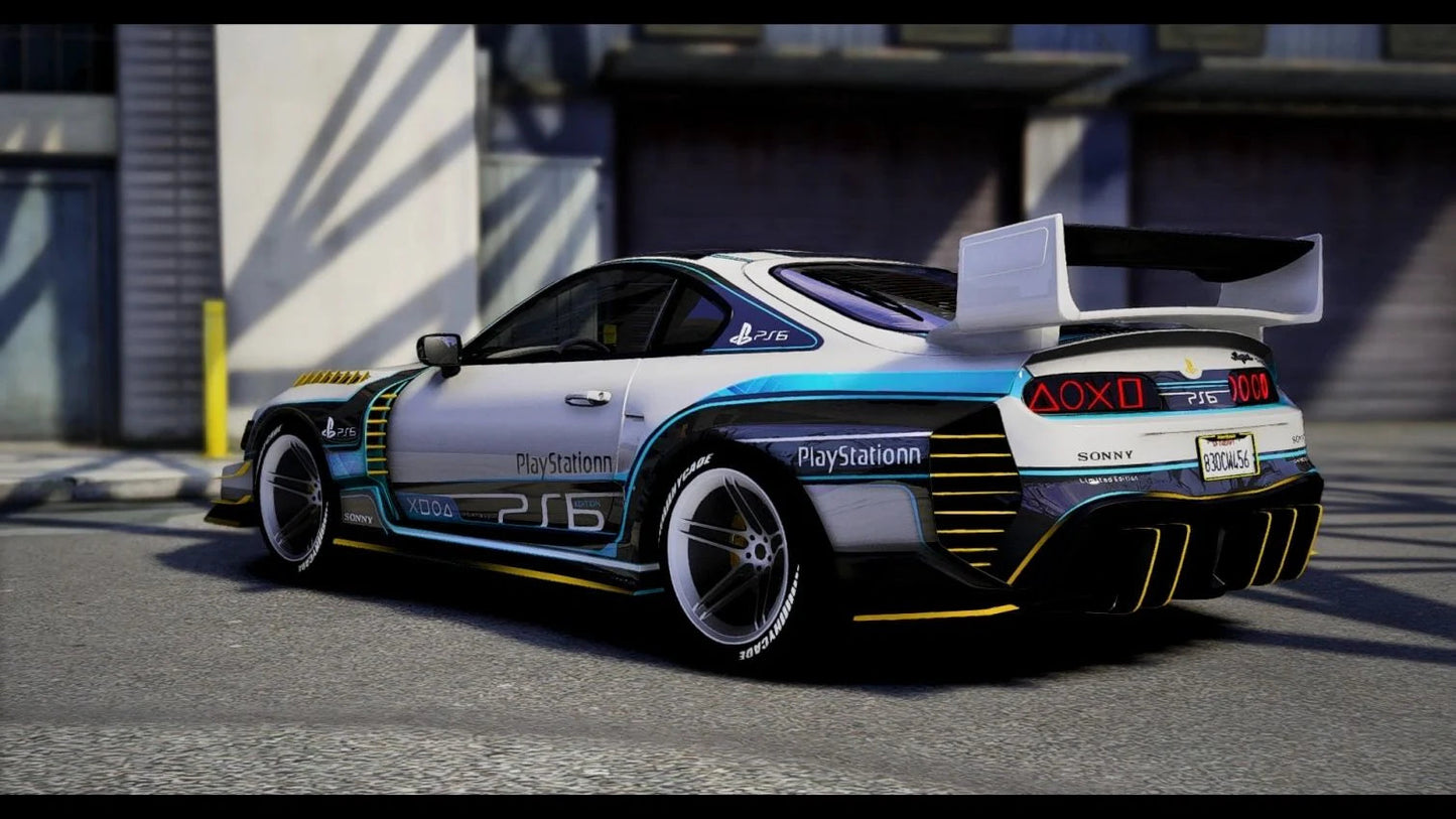 Toyota Supra A90 Hycade PS6 Edition Animated Lights [+100 Tuning Parts] | Port Baek