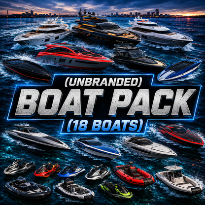 (Unbranded) Boat Pack (18 Boats)