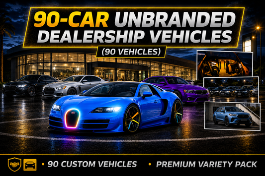 (Unbranded) Dealership Vehicles (90 Vehicles)
