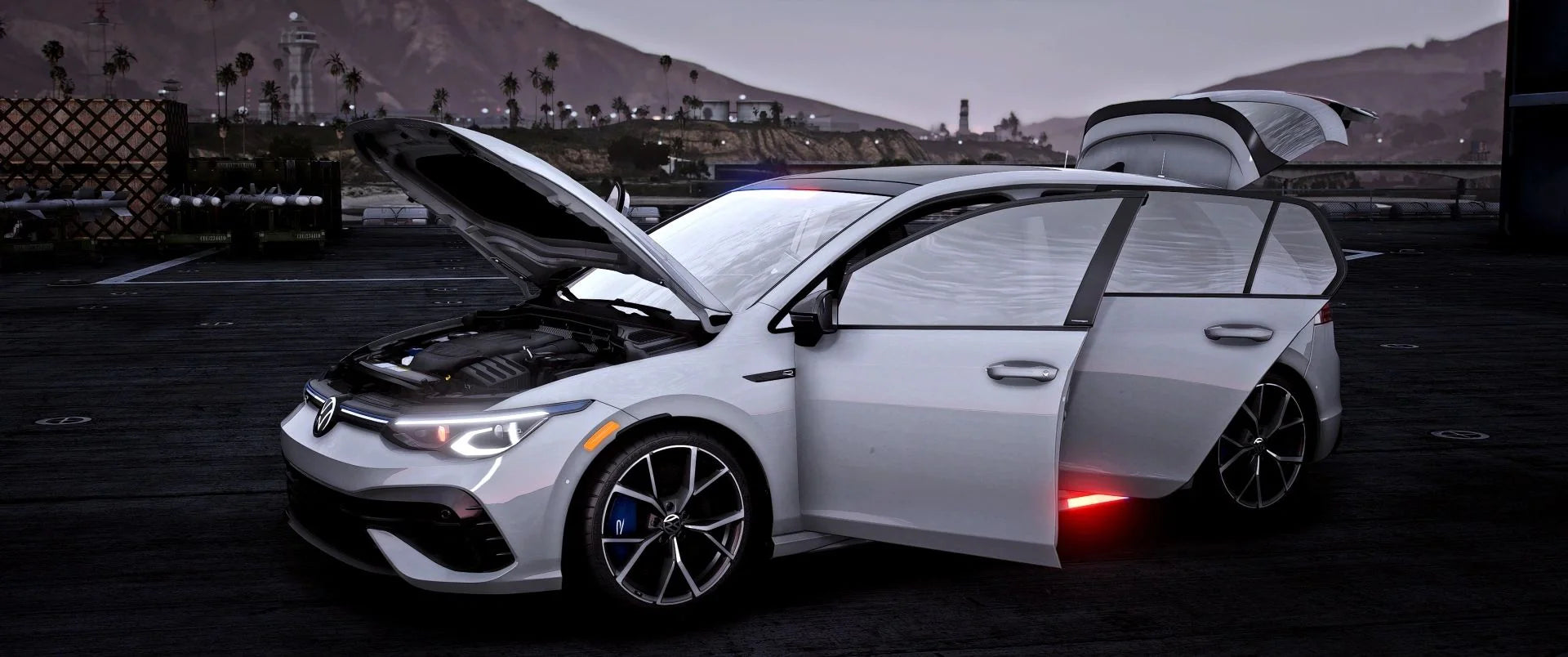[Non ELS] Volkswagen Golf 8R Police Modern Lights [NON ELS] | Versus