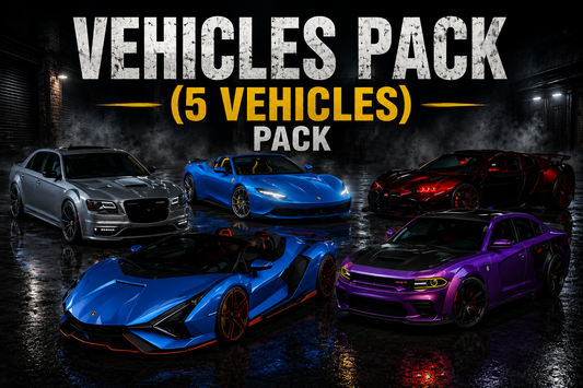 Vehicles Pack (5 Vehicles)