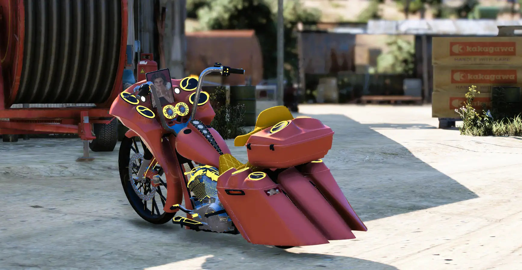 Custom Show Bagger Motorcycle | WC