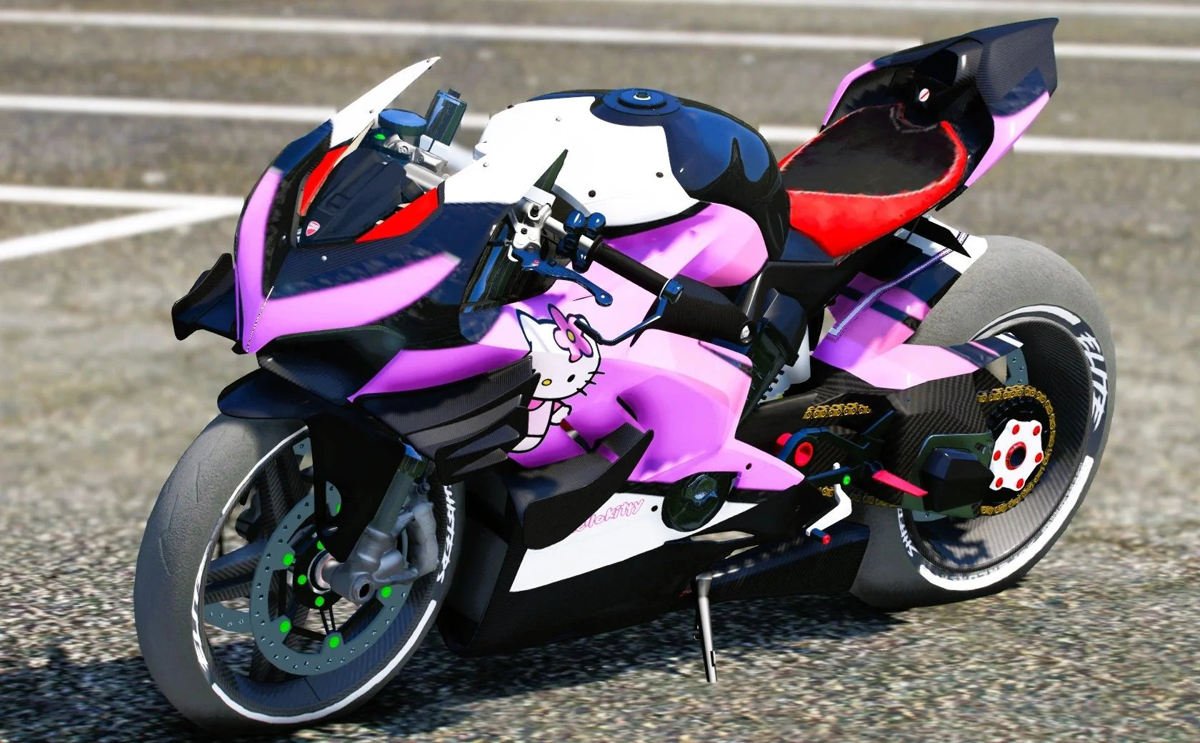 (Unbranded) Ducati V4SL Hello Kitty | Tony´s Custom