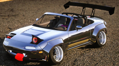 (Unbranded) Mazda Miata MX 5 Sailor Moon Livery & Animated Lights | GamerÂ´s Cafe