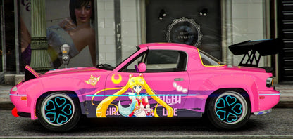 Mazda Miata MX 5 Sailor Moon Livery & Animated Lights | GamerÂ´s Cafe