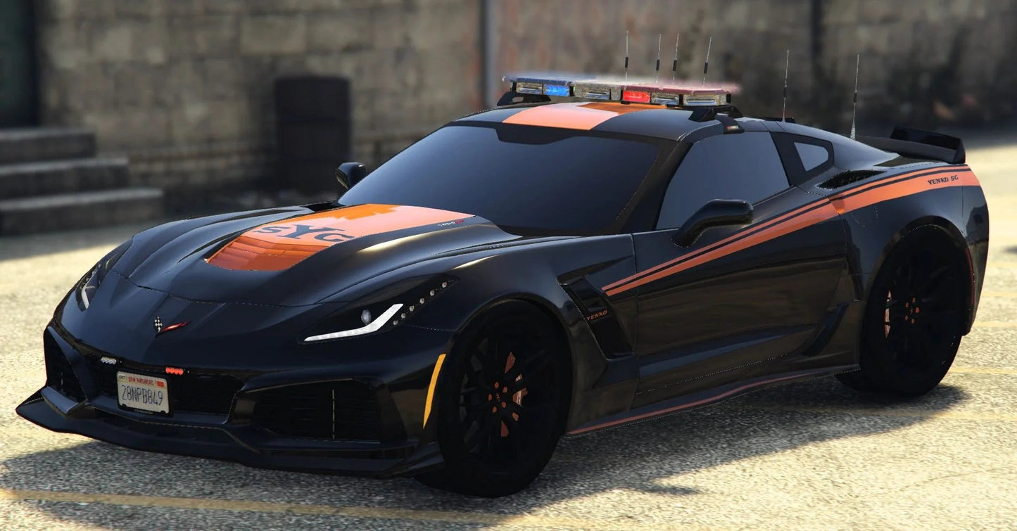Unmarked PD Custom 2023 Chevrolet Corvette C7 ZR1 1000HP Yenko Performance
