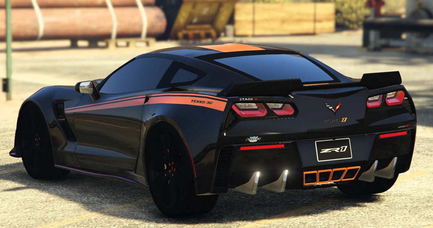 Unmarked PD Custom 2023 Chevrolet Corvette C7 ZR1 1000HP Yenko Performance