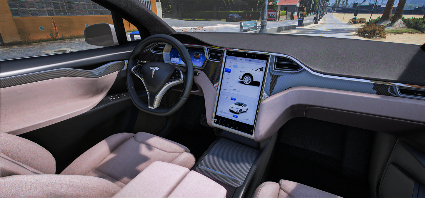 Tesla X Widebody on Rucci Forged