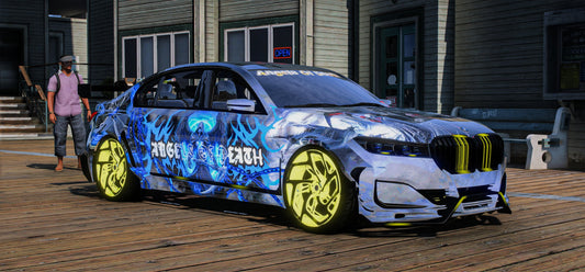 BMW B7 Alpina Angels of Death [Dinamic Lights] | VelVox